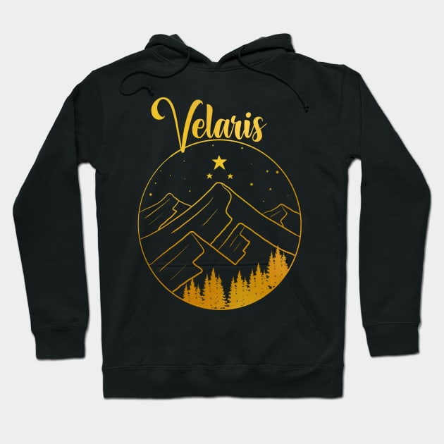 Velaris landscape golden design Hoodie by AnabellaCor94